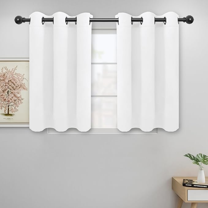 Easy-Going Blackout Curtains for Bedroom, Solid Thermal Insulated Grommet and by Easy-Going