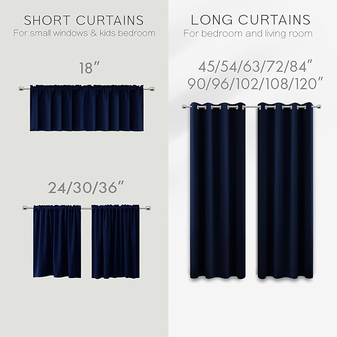 Energy Efficient Thermal Insulated Blackout Curtains - Image 8