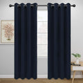 Easy-Going Blackout Curtains for Bedroom, Solid Thermal Insulated Grommet and by Easy-Going
