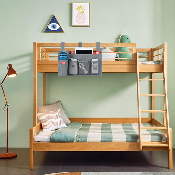 Zafit Hanging Bedside Caddy, Bedside Storage Organizer - Image 7