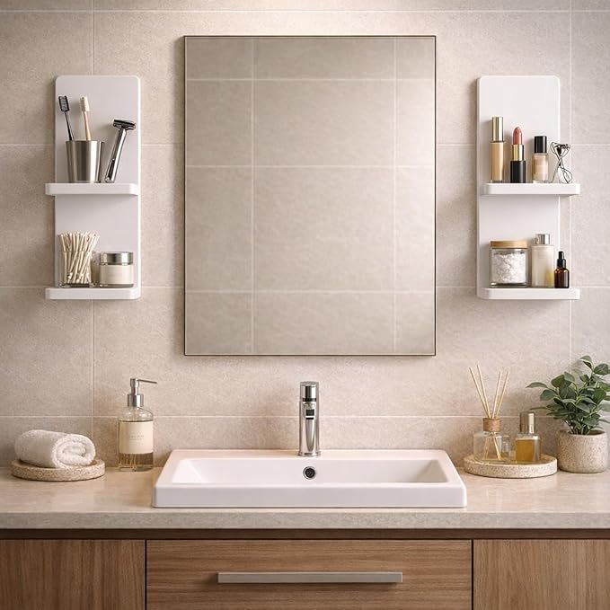 Floating Wall Shelves Set of 2, Modern Storage - Image 7
