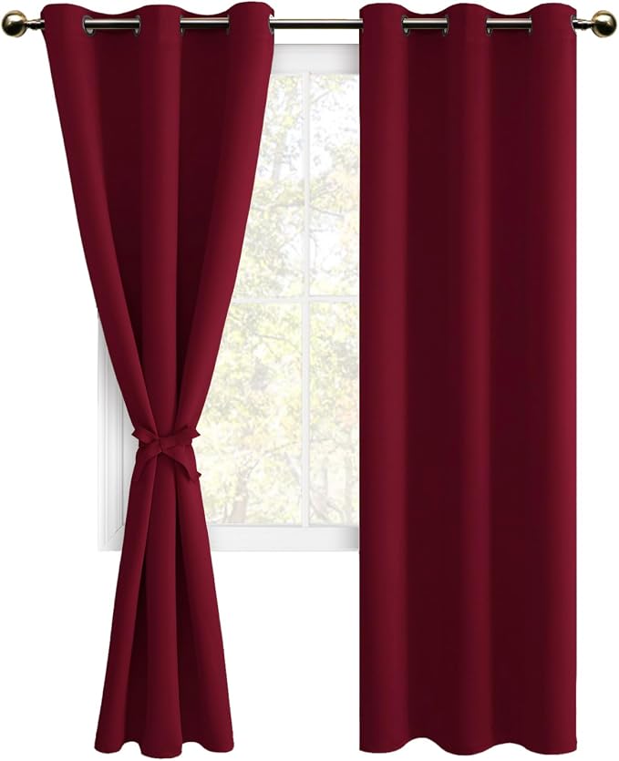 DWCN Blackout Curtains with Tiebacks - Image 7