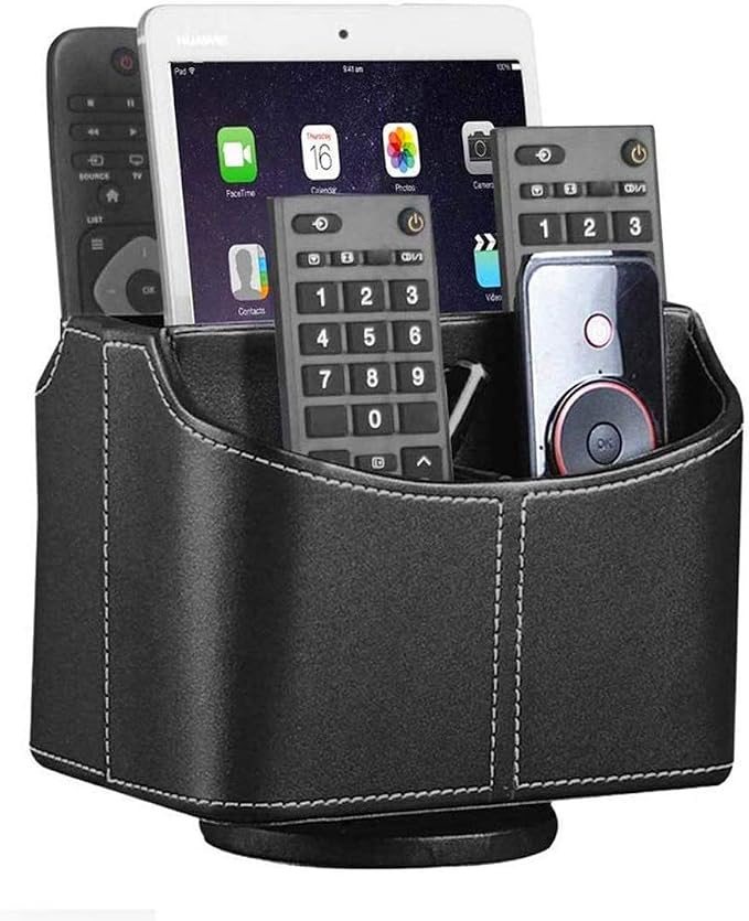 360° Rotatable Remote Control Holder, TV Remote Caddy by YAPISHI