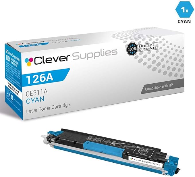 CS Replacement Compatible with HP PRO M175 MFP CE311A Cyan CE312A Yellow CE313A Magenta 126A PRO 100 M175A M175N PRO 200 M275NW TOPSHOT PRO M275NW Toner Cartridge 6 Color Set