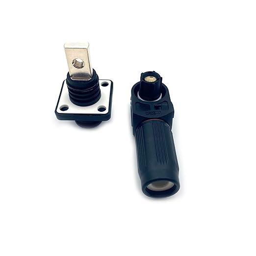 250A-350A 1500V Battery Energy Storage Connector, 70-120mm² High Current Connectors Quick Plug Terminal Black Right Angle Plug and Socket IP67 Waterproof Power Adapter Threaded Wiring