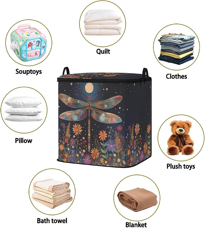 2pcs blanket storage bag for under bed, closet organizers 95L | clothing - Image 2