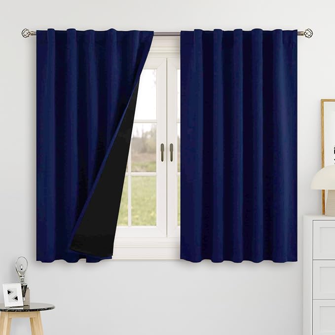 BGment 100% Blackout Curtains 40 Inch Length by BGment
