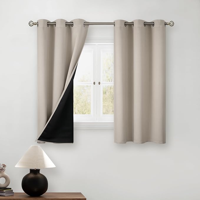 BGment Short 100% Blackout Curtains by BGment