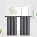 RYB HOME Kitchen Blackout Curtains Over Sink 36 inch Length, Rod Pocket | by RYBHOME