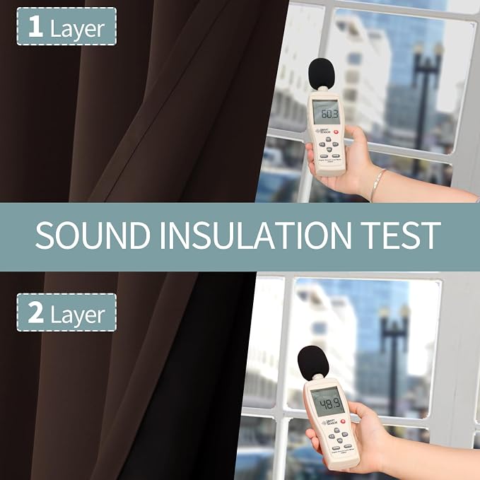 BGment Thermal Insulated 100% Blackout Curtains - Image 6