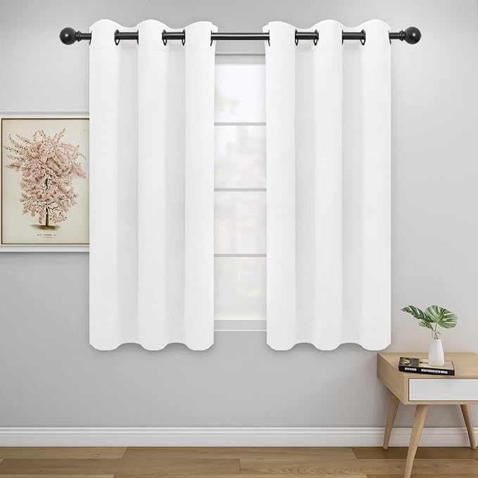 Easy-Going Thermal Grommet Curtains, 2 Panels 42x54 in, Noise Reduction by Easy-Going