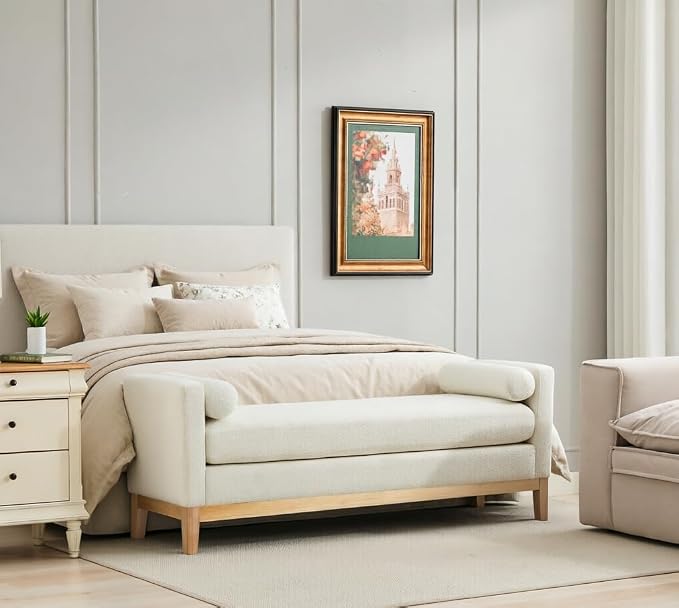 66.34" Upholstered End of Bed Bench - Image 3