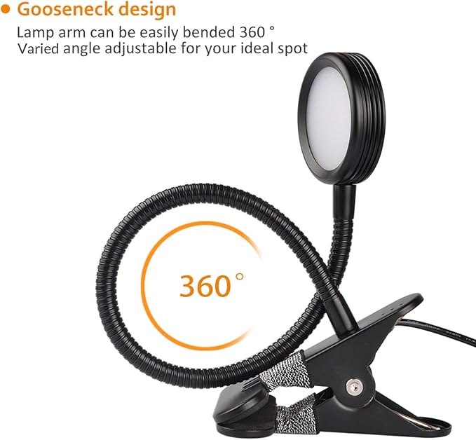 LEPOWER Clip on Light, Book Reading Lamp - Image 7