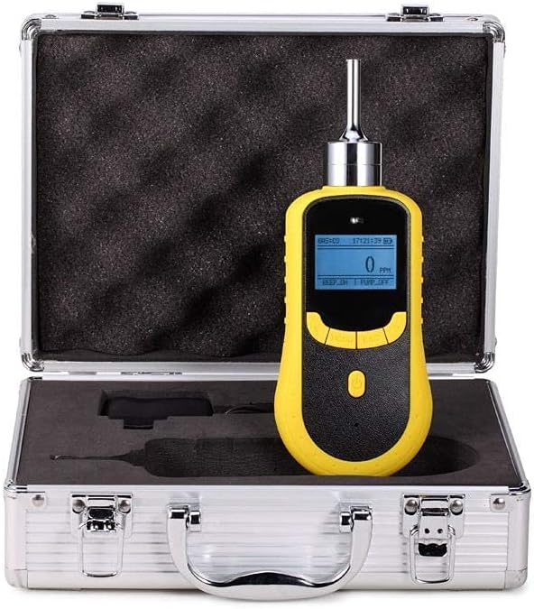 ATO Portable Hydrogen (H2) Gas Detector, 0 to 1000 ppm Gas Leak Detector Real-time LCD Display High Precision H2 Measuring Range 1ppm Resolution (0-1000ppm)