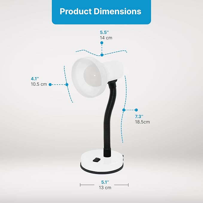Xtricity LED Desk Light, 360° Adjustable Gooseneck, | Home and Office Lamp - Image 7