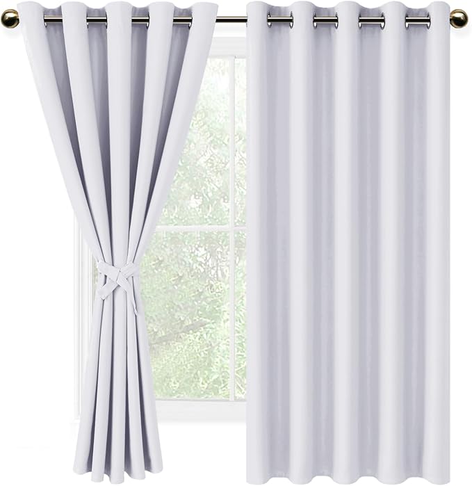 DWCN Blackout Curtains for Living Room, 60 x 63 Inches Length by DWCN