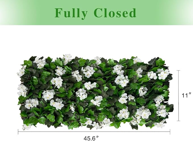 Expandable Faux Ivy Fence Privacy Screen - Image 4