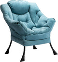 HollyHOME Lazy Chair with Armrest and Side Pocket, Comfy Accent Lounge Chair by HollyHOME