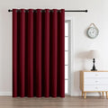 CUCRAF Custom Burgundy Red Blackout Curtains 1 Panel Set, Thermal Insulated by CUCRAF