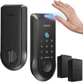 Lockin Veno Smart Deadbolt Lock with Dual Swappable Batteries for 14-Month Extended Power, Palm Vein & Fingerprint Keyless Entry, Built-in Wi-Fi, Doorbell, App Remote Control, IP65 Waterproof
