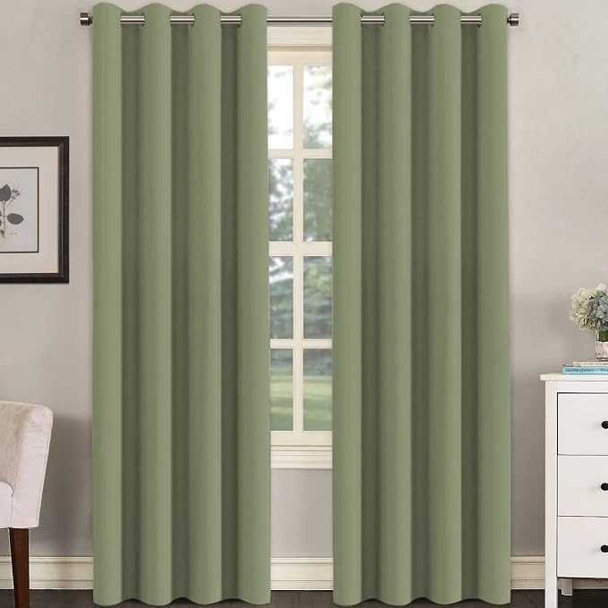 H.VERSAILTEX Blackout Window Treatment Curtains/Panels, Thermal Insulated Room by HVERSAILTEX