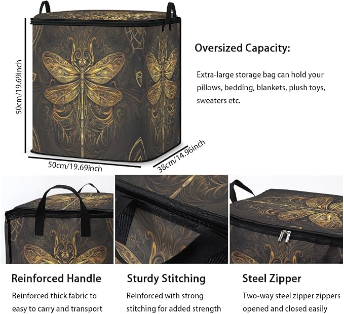 2pcs closet organizers and storage under bed, clothing blanket sweater sheet - Image 3