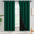 Yakamok Emerald Green Blackout Curtains 72 inches by Yakamok