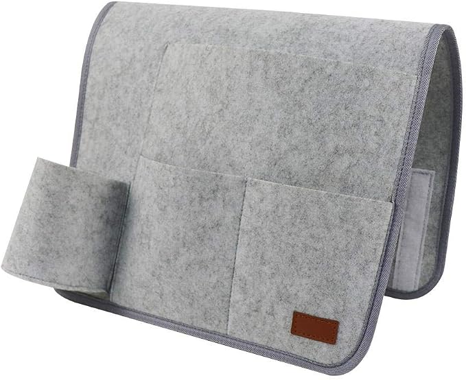 Bedside Storage Organizer Caddy, Slim Space Saving Design, 4 Pockets, Heavy by Unknown
