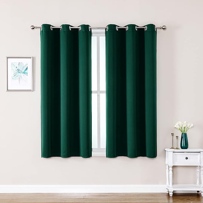 ChrisDowa Blackout Curtains for Bedroom and Living Room 48 Inches Long | 2 by ChrisDowa