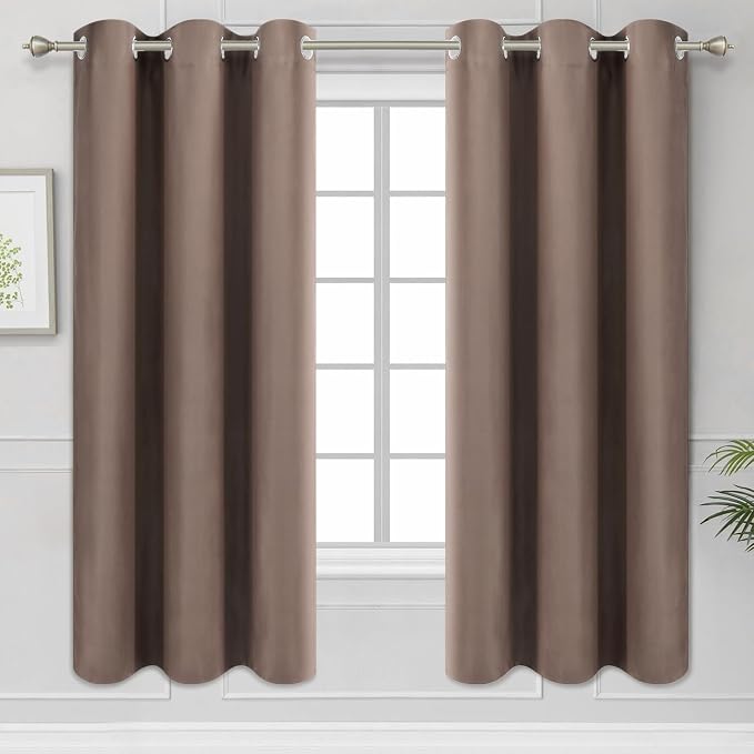 Diraysid Cappuccino Grommet Blackout Curtains by Diraysid%2C+refresh+your+life