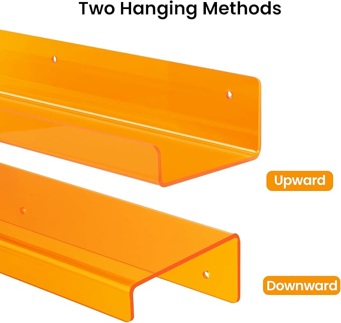 upsimples 4 Pcs 15" Acrylic Shelves - Image 6