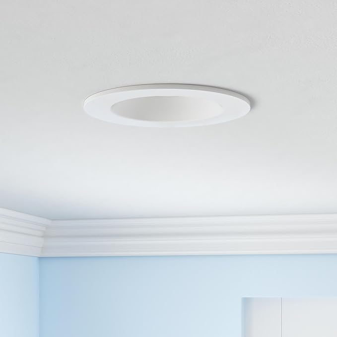 VANANCE Smart Recessed Light 6 Inch, APP Control, Dimmable, RGBCW, Cool to Warm White, 2700K~6500K, CRI80+, Color Changing Retrofit LED Can Light, Bluetooth Mesh Smart Home Lighting, 6Pack