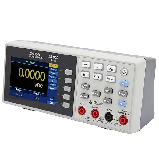 Klanata YB5135D Digital AC Voltmeter, LCD Blue Backlight Two Wire Voltage Tester Panel, AC80-500V Measuring Range for Home and Industrial Use