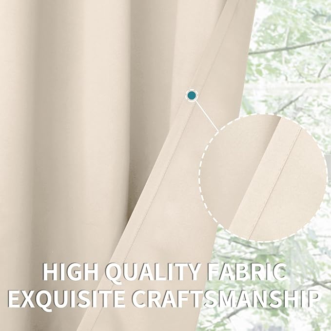 BGment Short Blackout Curtains 48 Inch Length - Image 5