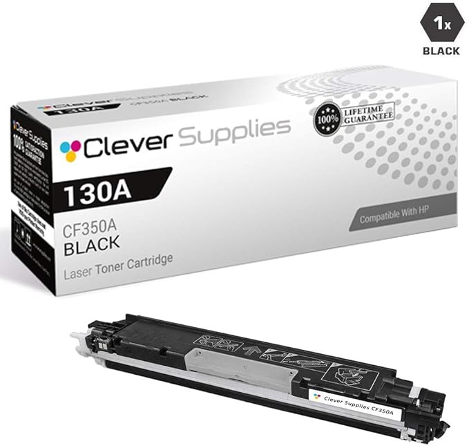 CS Replacement Compatible with HP 130A CF350A Black Color M176 M177 M177FW PRO M176 M176N MFP M177FW MFP M176 MFP M177 PRO 100 MFP M176 M177 M177FW Toner Cartridge 3 Set