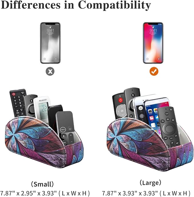 PU Leather Remote Control Holder TV, Remote Caddy - Image 4