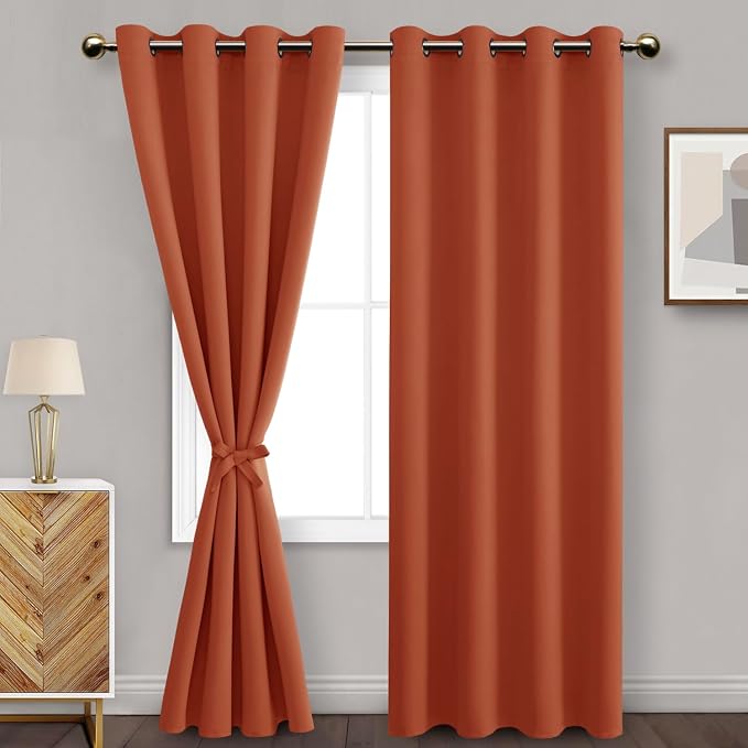 DWCN Fall Blackout Curtains for Bedroom by DWCN