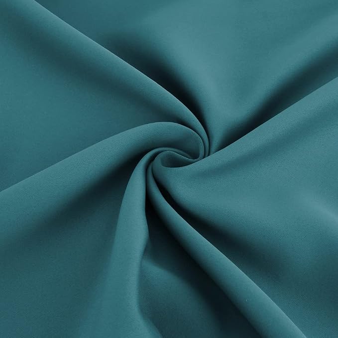 Diraysid Sea Teal Grommet Blackout Curtains - Image 8