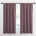 NICETOWN RV Blackout Curtains for Camper Windows, Dry Rose, Short Blackout by NICETOWN