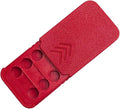 3BP - Size 312 Hearing Aid Battery Case, New Slim Design Pocket Size Storage Container (RED MEDIUM (6))"