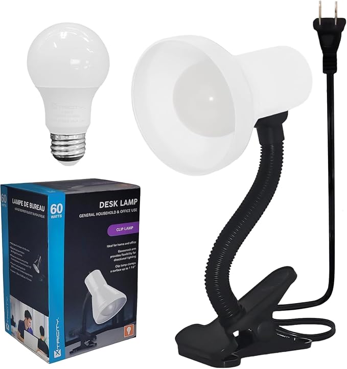 Xtricity LED Clip on Desk Lamp by Xtricity