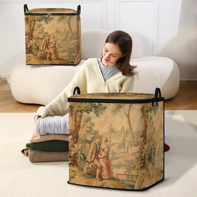 2pcs blanket storage bag for under bed, closet organizers 95L | clothing - Image 5