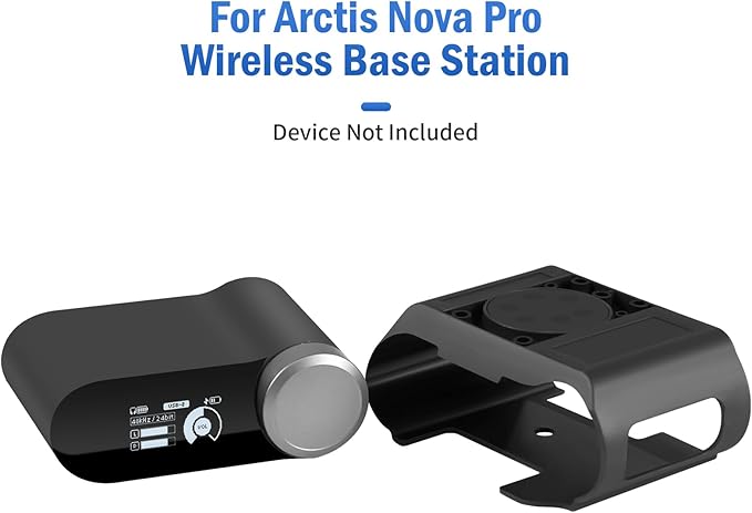 Under Desk Mount Holder for SteelSeries Arctis Nova Pro Wireless Base Station–Arctis Pro Wireless NOVA Magnetic Mount Secretlab MAGNUS Version ,Headphone Hanger Stand for Arctis Nova Pro Wireles