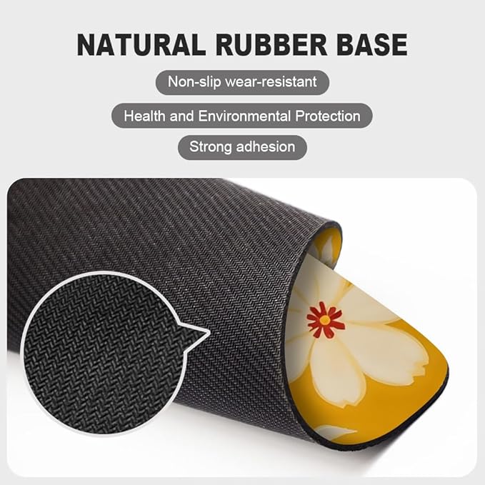 Sunday Market Square Mouse pad, Texture, Waterproof, Anti Slip Rubber Base, Computer Mouse pad, Laptop Mouse pad