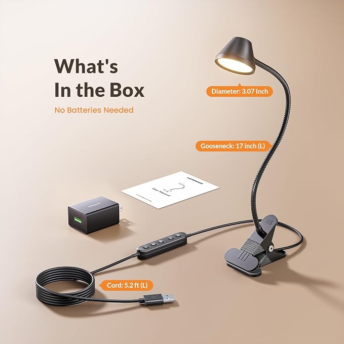 LEPOWER Clip on Light, Reading Lights - Image 8