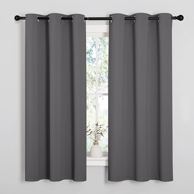 NICETOWN Bedroom Curtains Blackout Drapery Panels, Three Pass Microfiber by NICETOWN