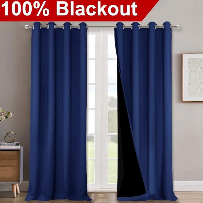 NICETOWN 100% Blackout Curtains - Image 2