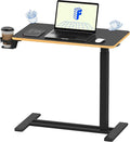 FLEXISPOT H7 28" Pneumatic Height-Adjustable Overbed Table by Unknown