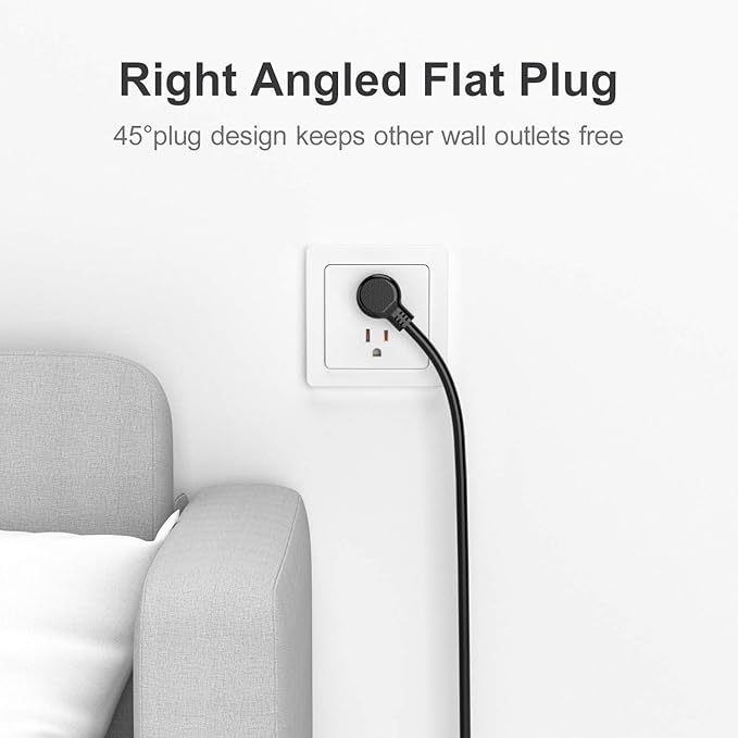 Witeem Surge Protector Power Strip - 12 Outlets,3 USB+USB-C 3.4A Ports, 6Ft Extension Cord, 1875W/15A, 4360Joules, Overload Protection - Ideal for Home & Office Use (Black-USBC)