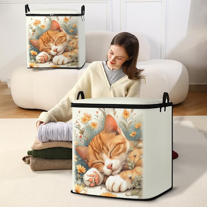 2pcs blanket storage bag for under bed, closet organizers 95L | clothing - Image 5